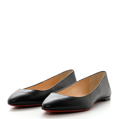 Christian Louboutin Shiny Nappa Eloise Flats 36 Black 3 of 9