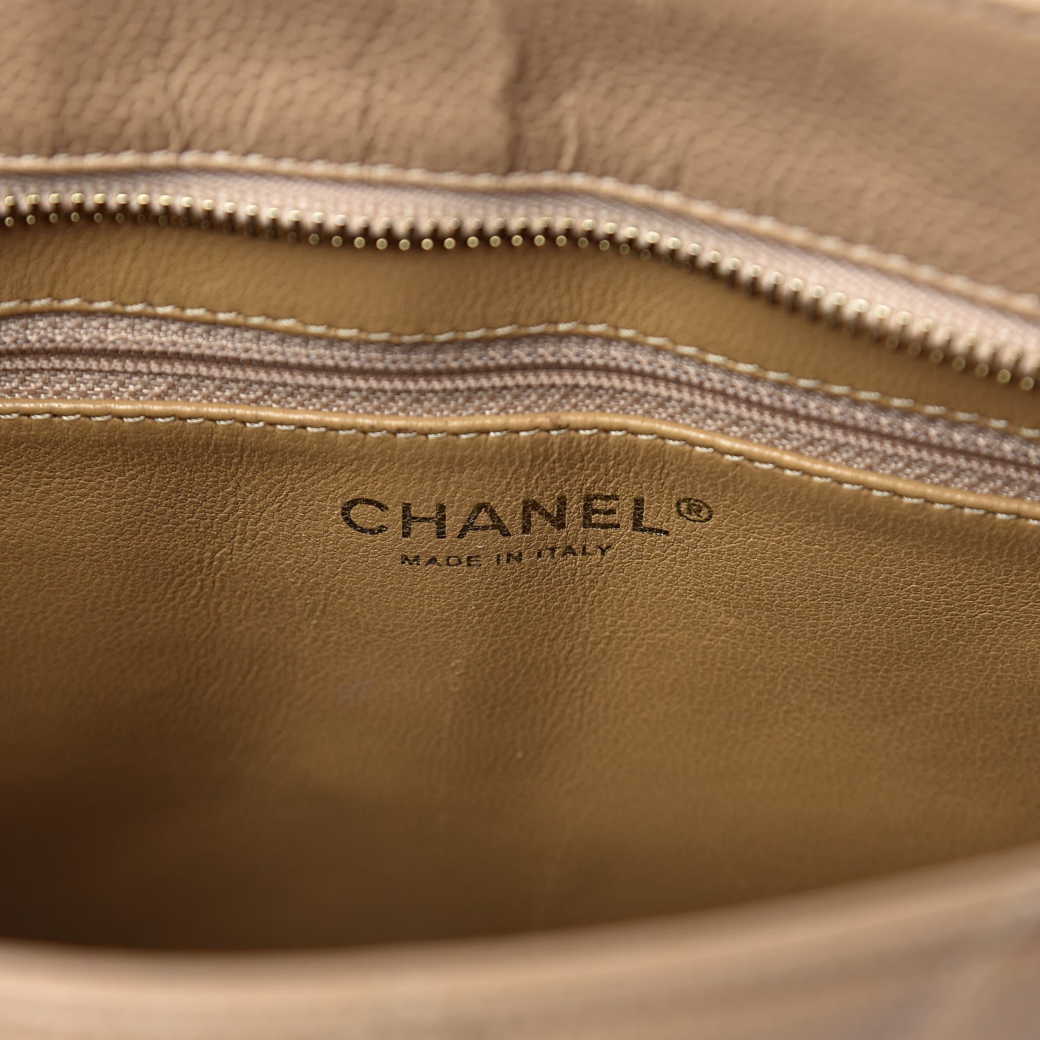 Chanel Caviar Quilted Medallion Tote Beige 6 of 21