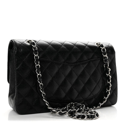 Chanel Caviar Quilted Medium Double Flap Black 3 of 13