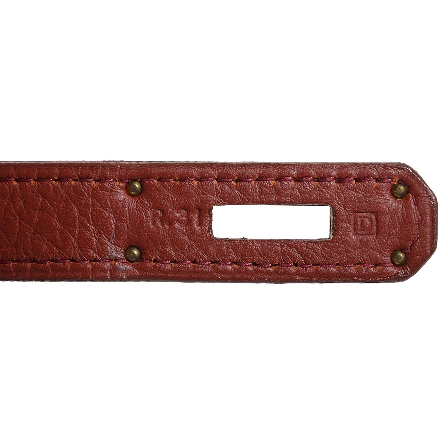 Hermes Taurillon Clemence Birkin 35 Brique 16 of 25