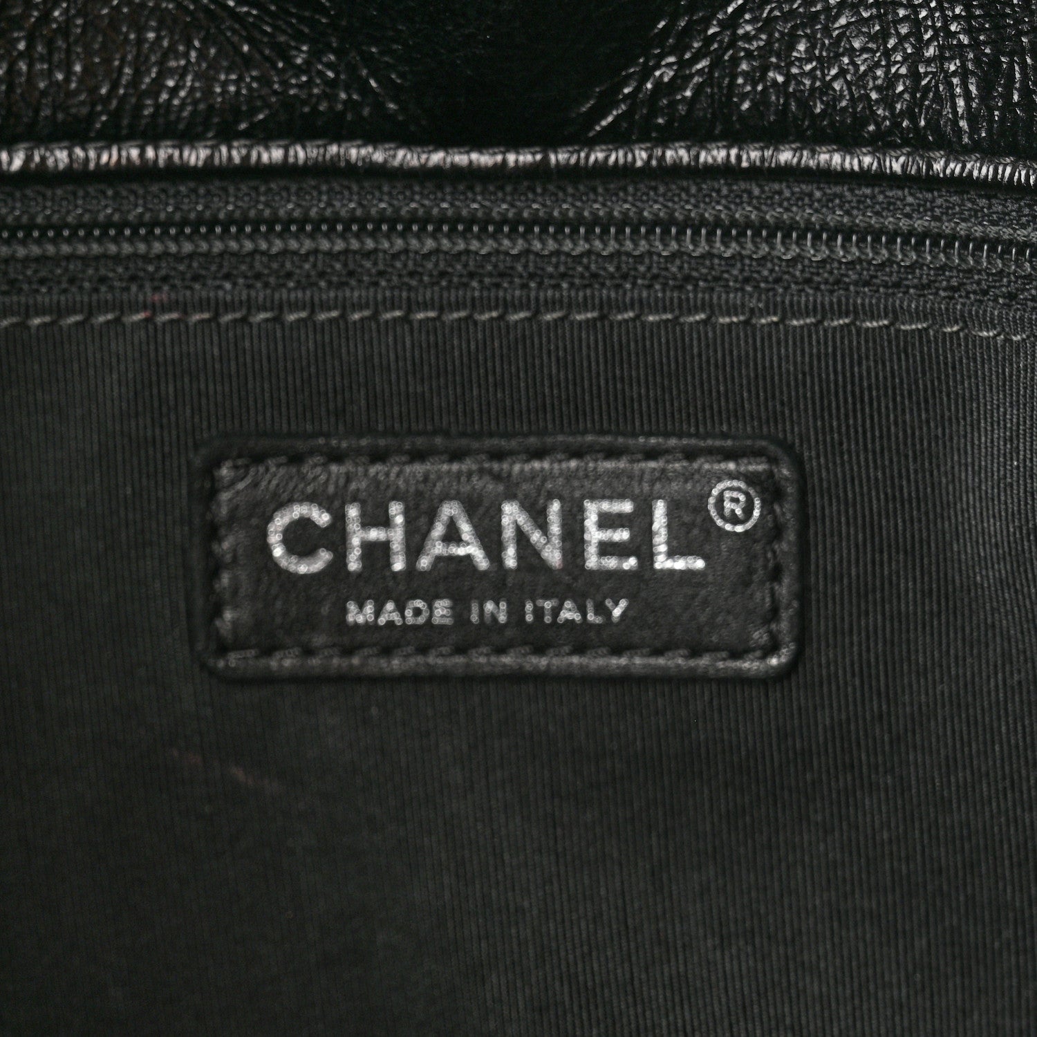 Chanel Shiny Goatskin Quilted Flap Black 6 of 10