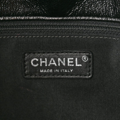 Chanel Shiny Goatskin Quilted Flap Black 6 of 10