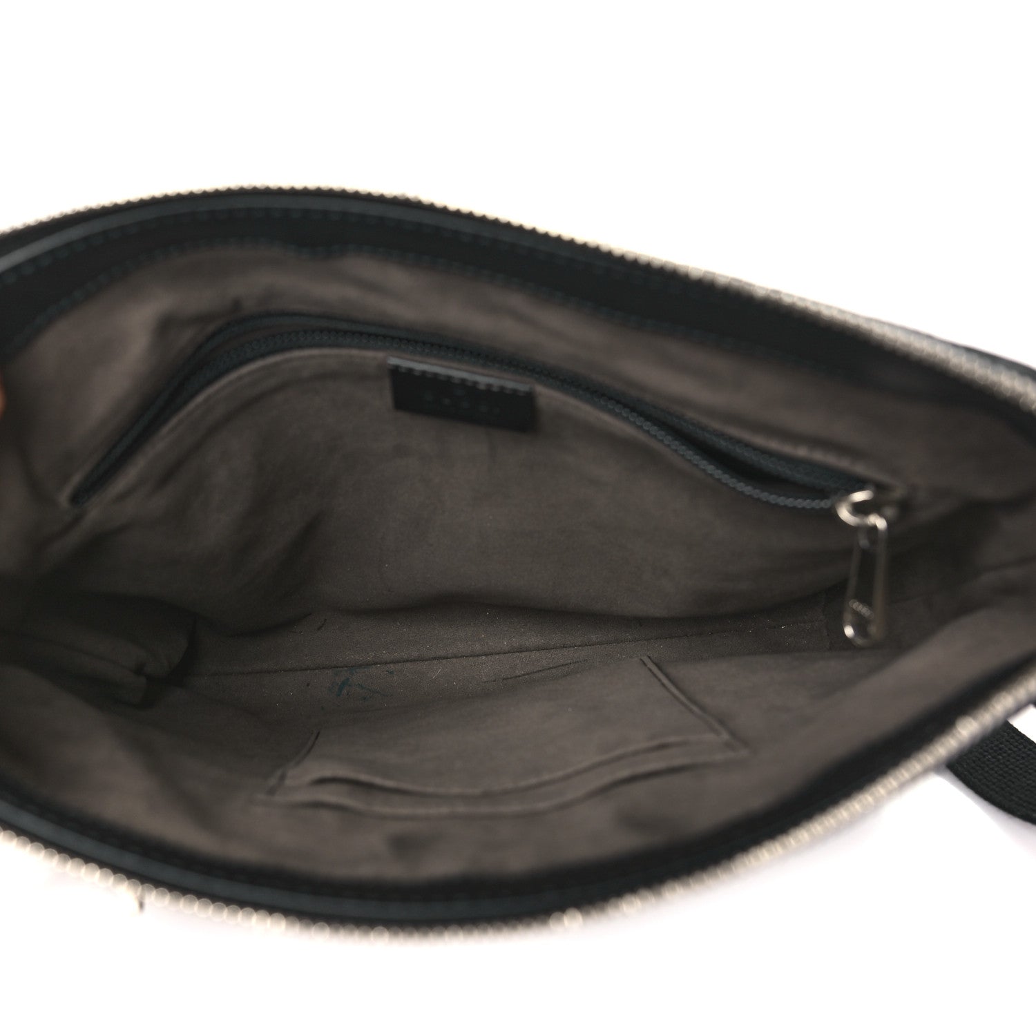 Gucci Guccissima Signature Small Messenger Bag Black 5 of 10