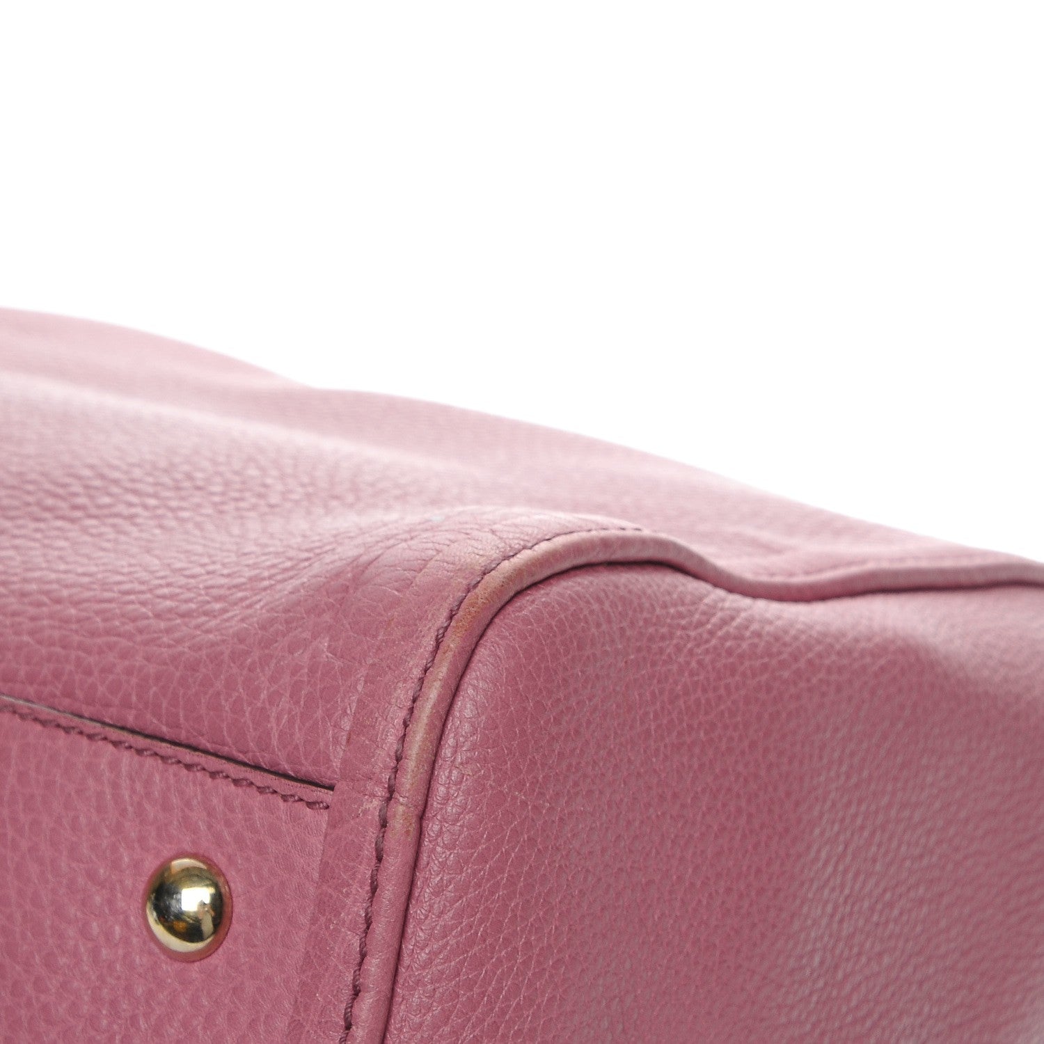 Gucci Pebbled Calfskin Medium Soho Shoulder Bag Fresia Rose 6 of 15