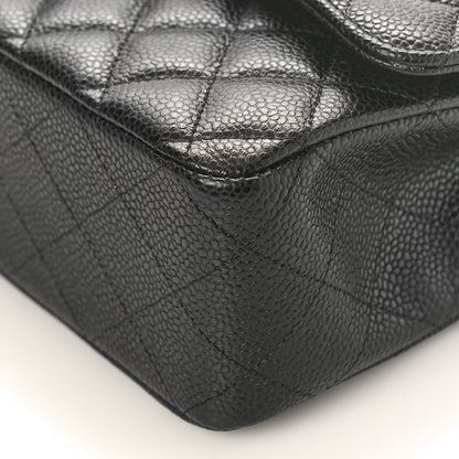 Chanel Caviar Quilted Medium Double Flap Black 9 of 9