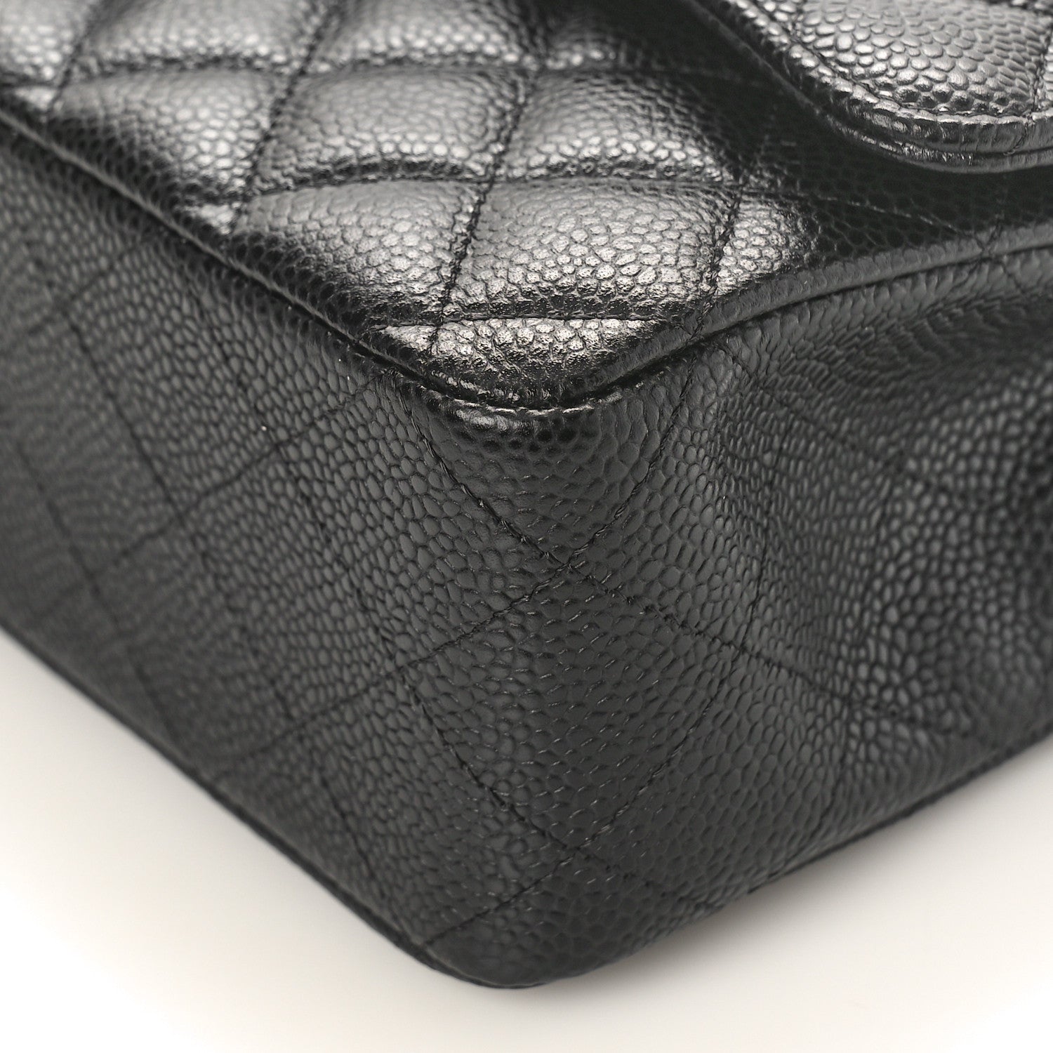 Chanel Caviar Quilted Medium Double Flap Black 9 of 9