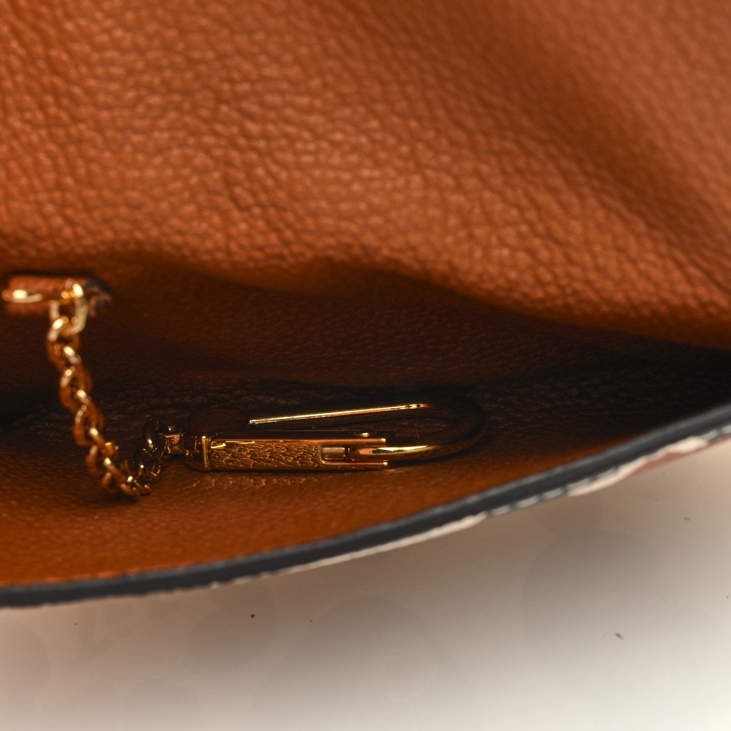 Louis Vuitton LOUIS VUITTON Empreinte Monogram Giant Wild At Heart Key Pouch Caramel 5 of 7