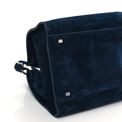 The Row Suede Soft Margaux 15 Navy 8 of 9