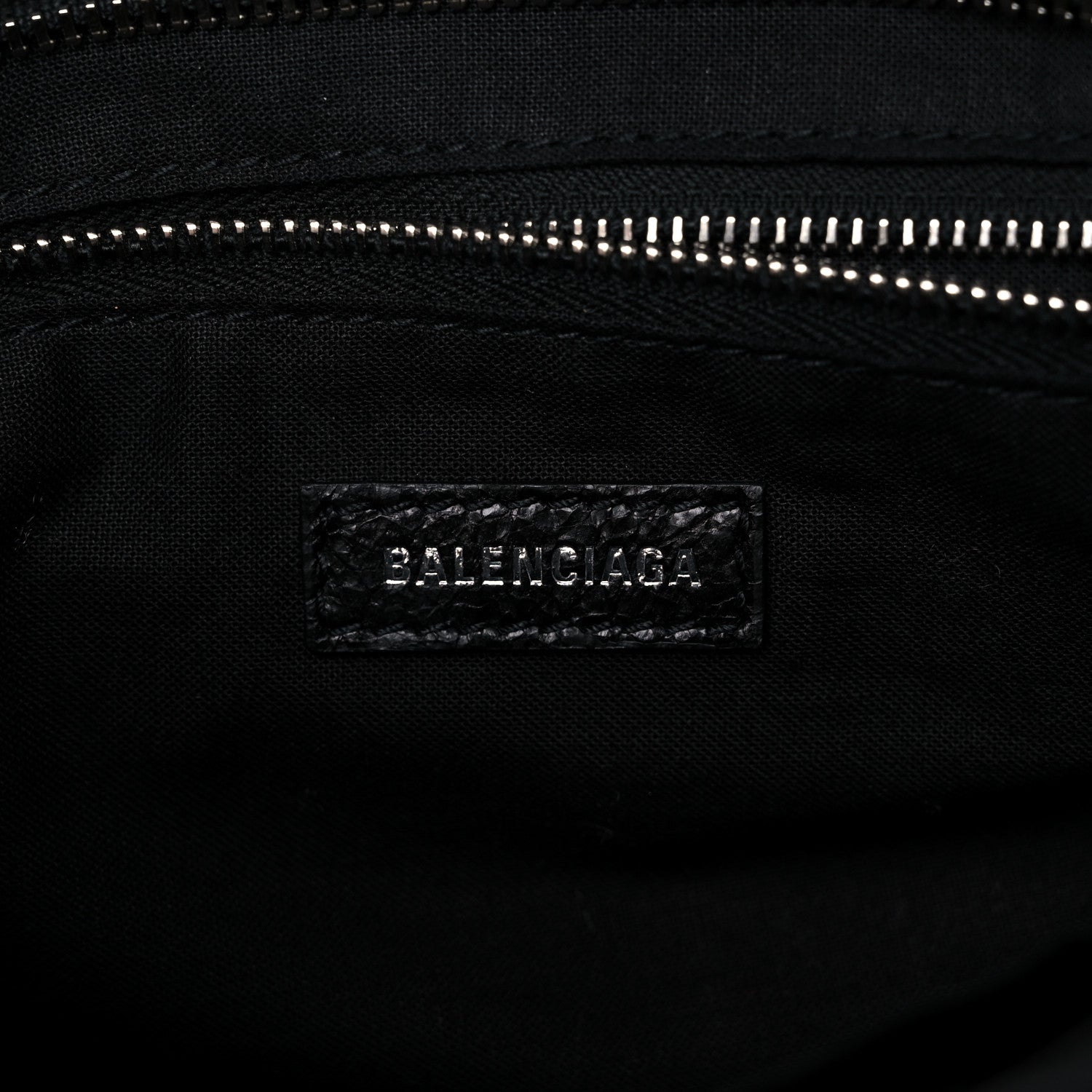 Balenciaga Agneau Classic Silver Hardware S City Logo Strap Black Pink 6 of 12