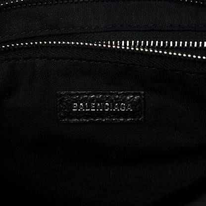 Balenciaga Agneau Classic Silver Hardware S City Logo Strap Black Pink 6 of 12