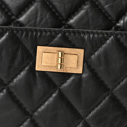 Chanel Aged Calfskin Quilted Large Reissue Camera Case Black Black 8 of 11