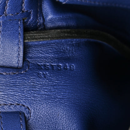 Hermes Swift Kelly Retourne 25 Bleu Saphir 7 of 12