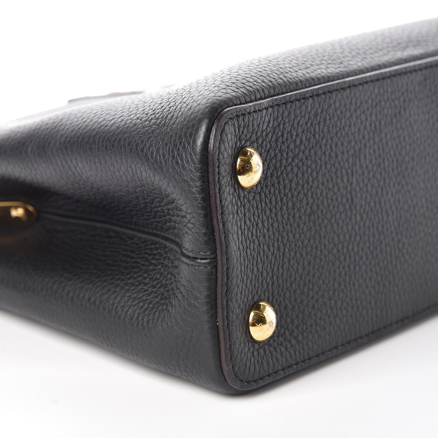 Louis Vuitton Taurillon Capucines PM Black 5 of 8