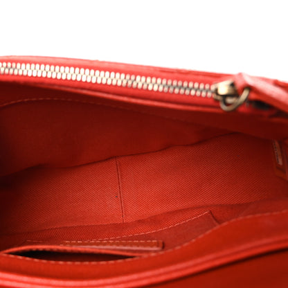 Chanel Shiny Calfskin Goatskin Quilted Small Coco Curve Messenger Flap Red 5 of 10