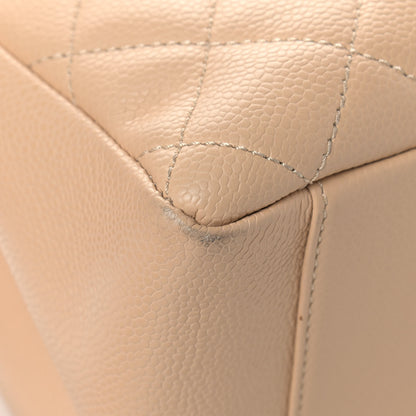 Chanel Caviar Quilted Grand Shopping Tote GST Beige 9 of 14