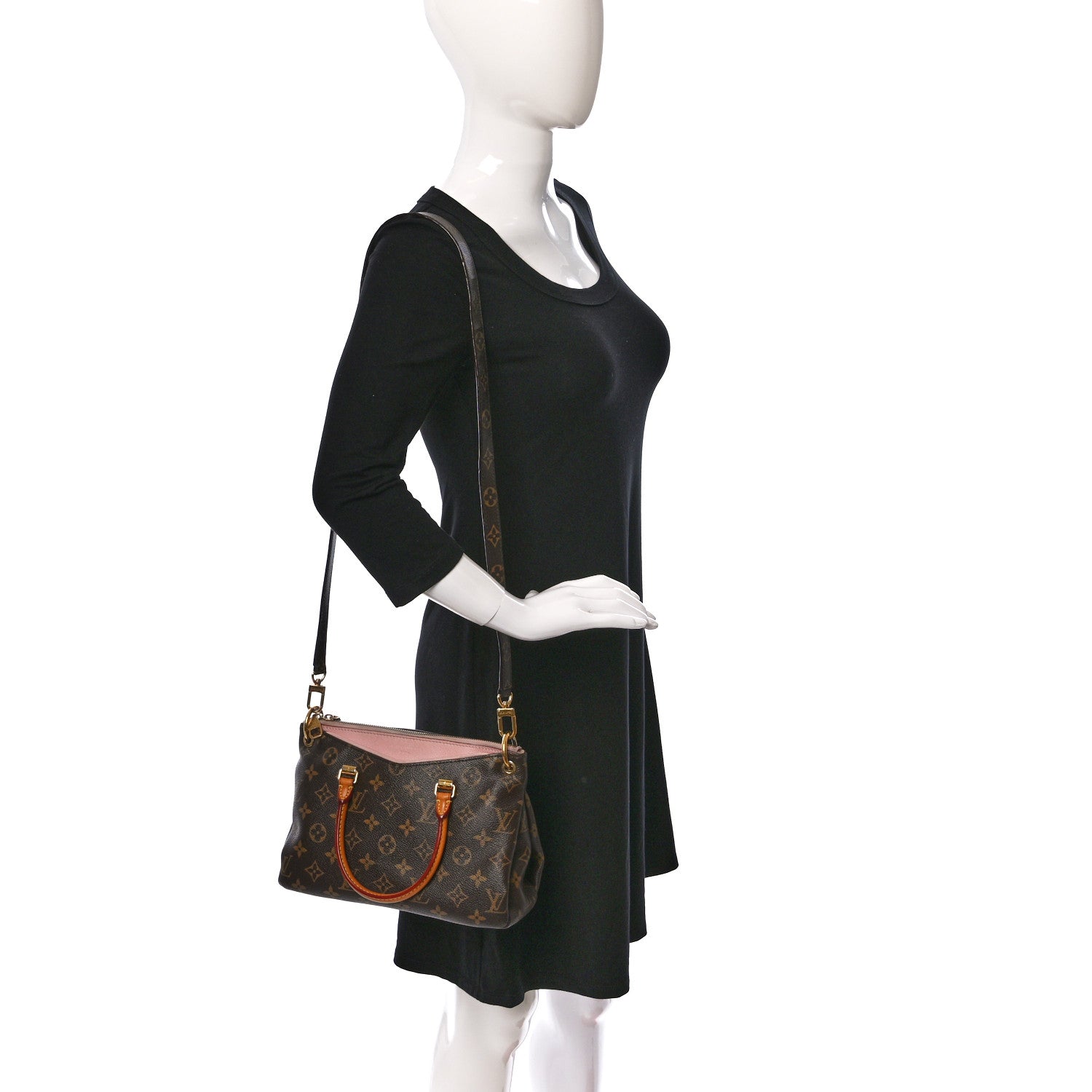 Louis Vuitton Monogram Pallas BB Rose Ballerine 2 of 20