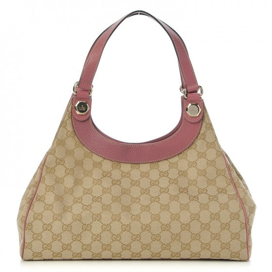 Gucci Monogram Medium Charmy Shoulder Bag Pink 1 of 8