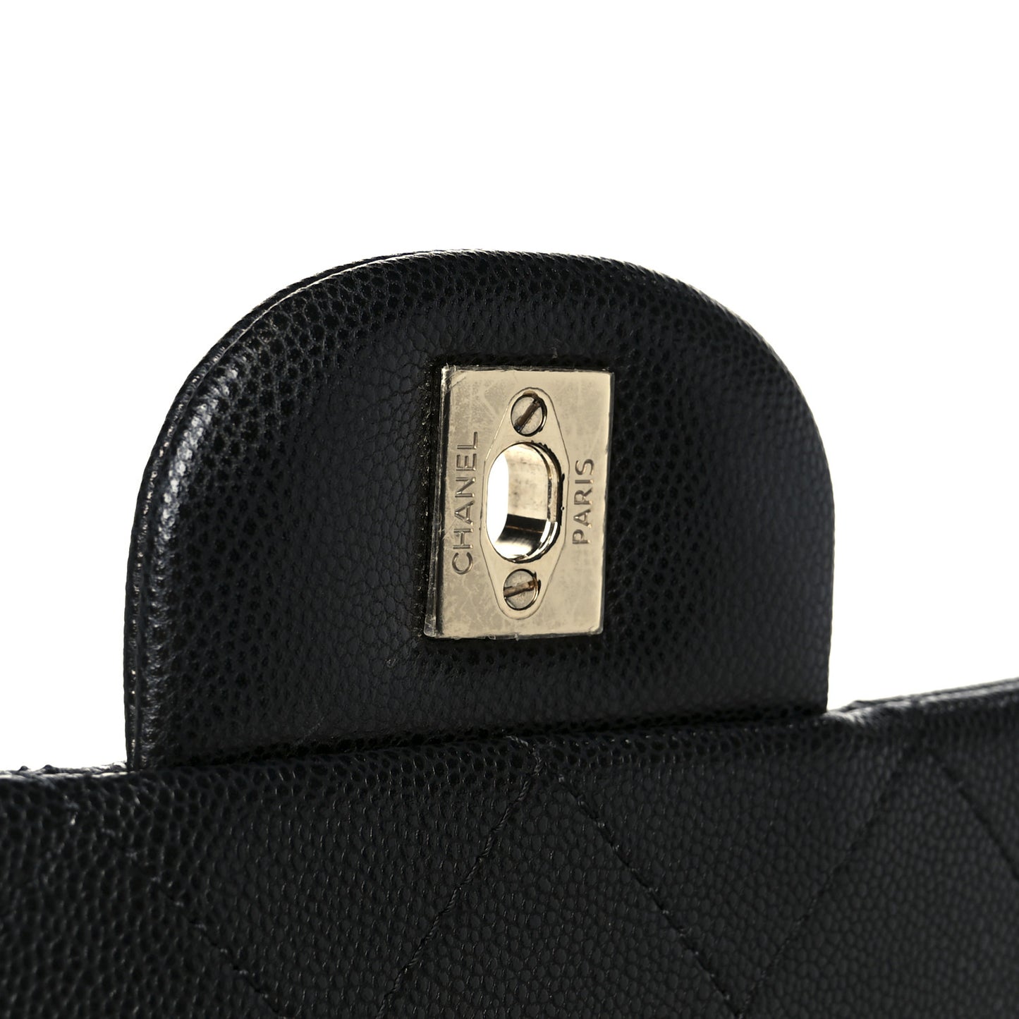 Caviar Quilted XXL Travel Flap Bag Black