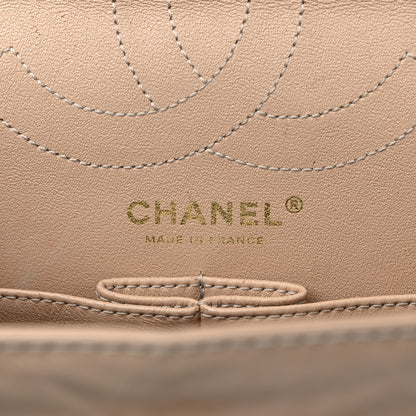 Chanel Distressed Patent Quilted 2.55 Reissue 226 Flap Beige 6 of 11