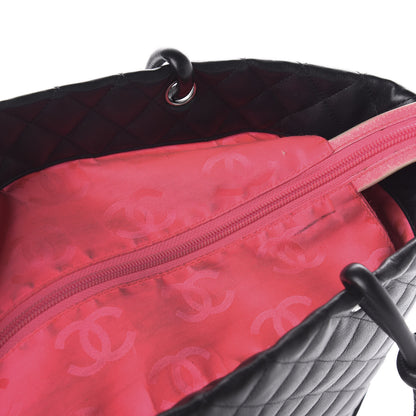 Chanel Calfskin Quilted Large Cambon Tote Black 11 of 12