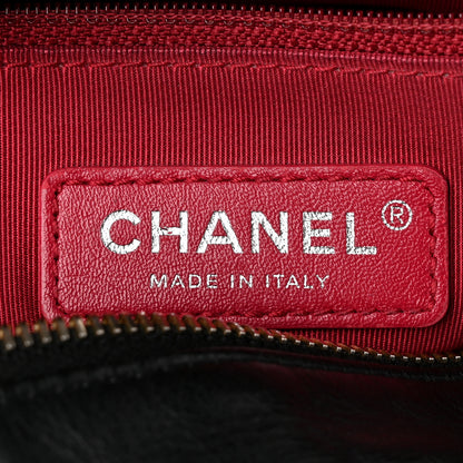 Chanel Aged Calfskin Quilted Large Gabrielle Hobo Black 6 of 12