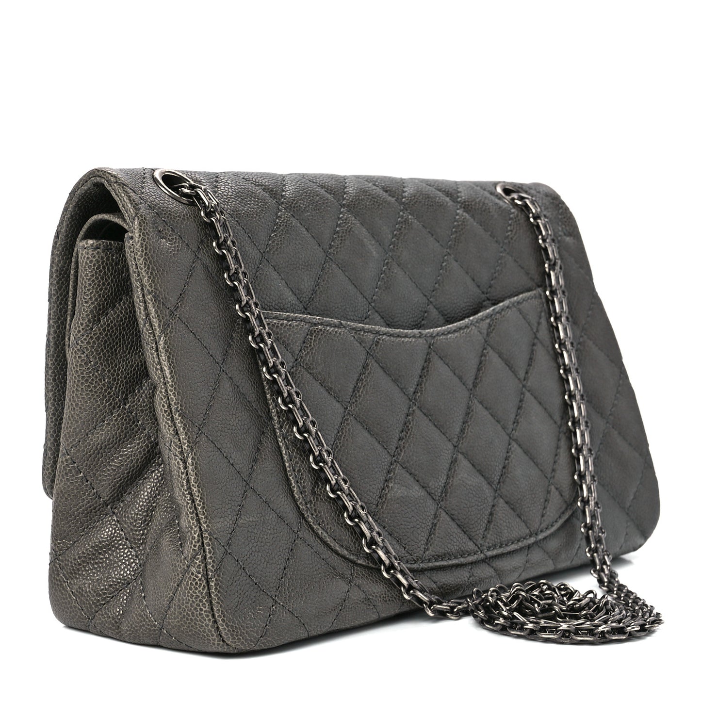 Caviar Quilted 2.55 Reissue 226 Flap Grey