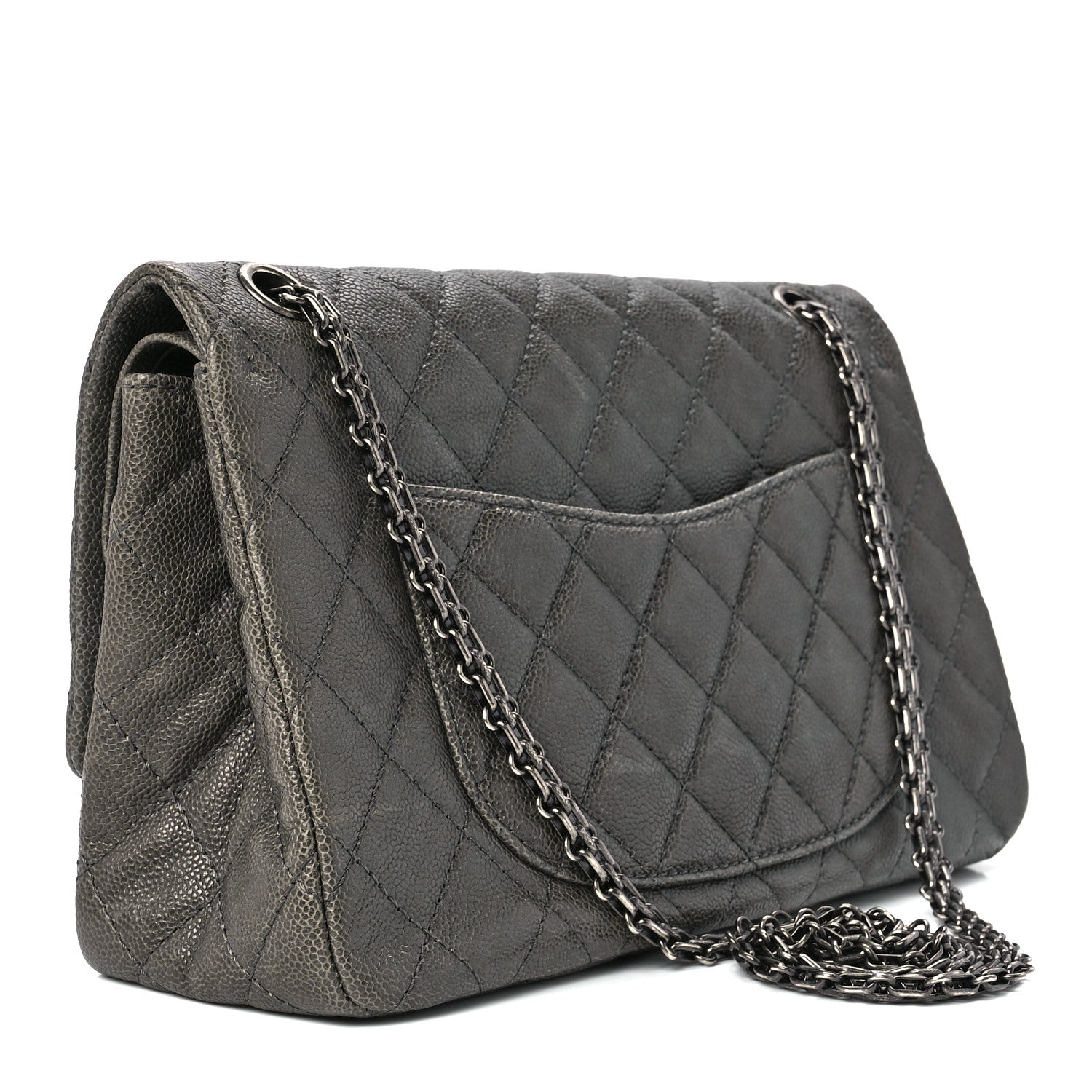Chanel Caviar Quilted 2.55 Reissue 226 Flap Grey 3 of 11