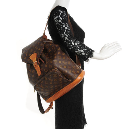 Louis Vuitton Monogram Montsouris GM Backpack 2 of 16