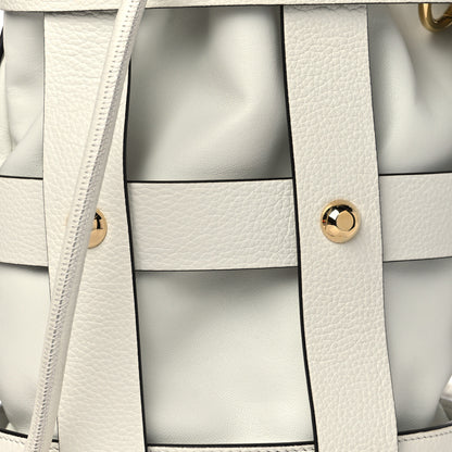 Salvatore Ferragamo Calfskin Cage Bag White 8 of 10