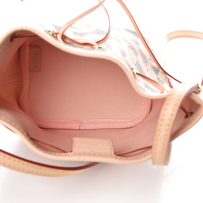 Louis Vuitton Damier Azur Tahitienne Nano Noe Rose Ballerine 5 of 7