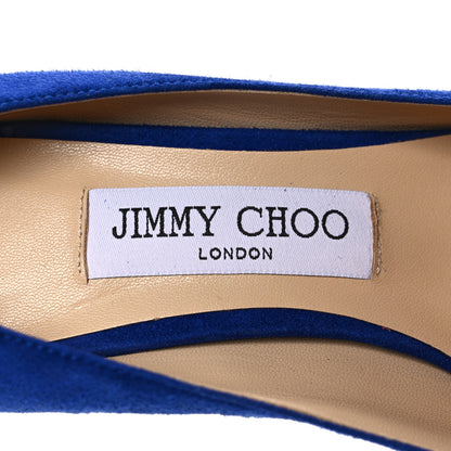 Jimmy Choo Suede Pumps 36 Blue 8 of 8