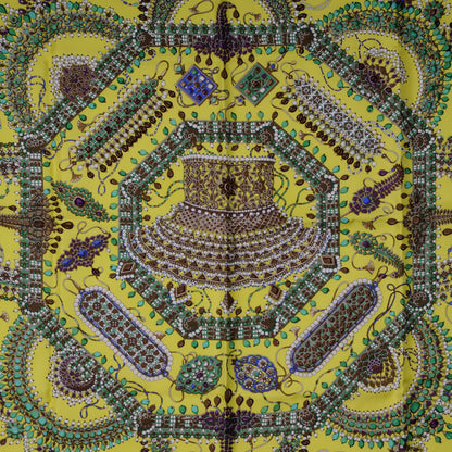 Hermes Silk Parures Des Maharajas Scarf 90 1 of 5