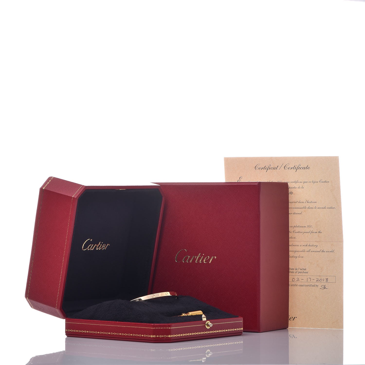 Cartier 18K Yellow Gold Small LOVE Bracelet 17 6 of 6