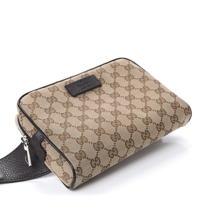 Gucci Monogram Belt Bag Dark Brown 4 of 10