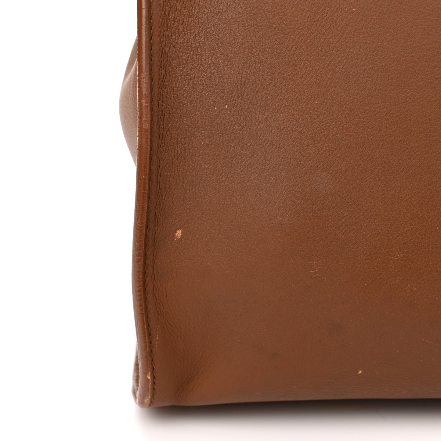Calfskin Small Classic Y Cabas Cognac