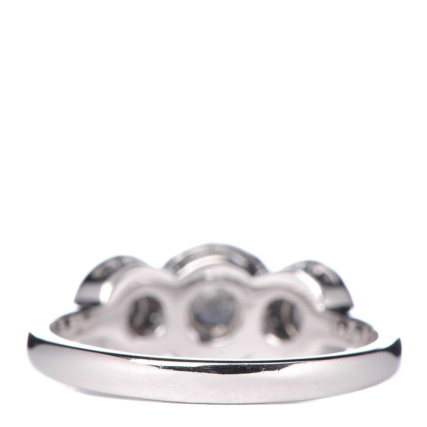 Tiffany Platinum Diamond Circlet Ring 58 8.25 3 of 4