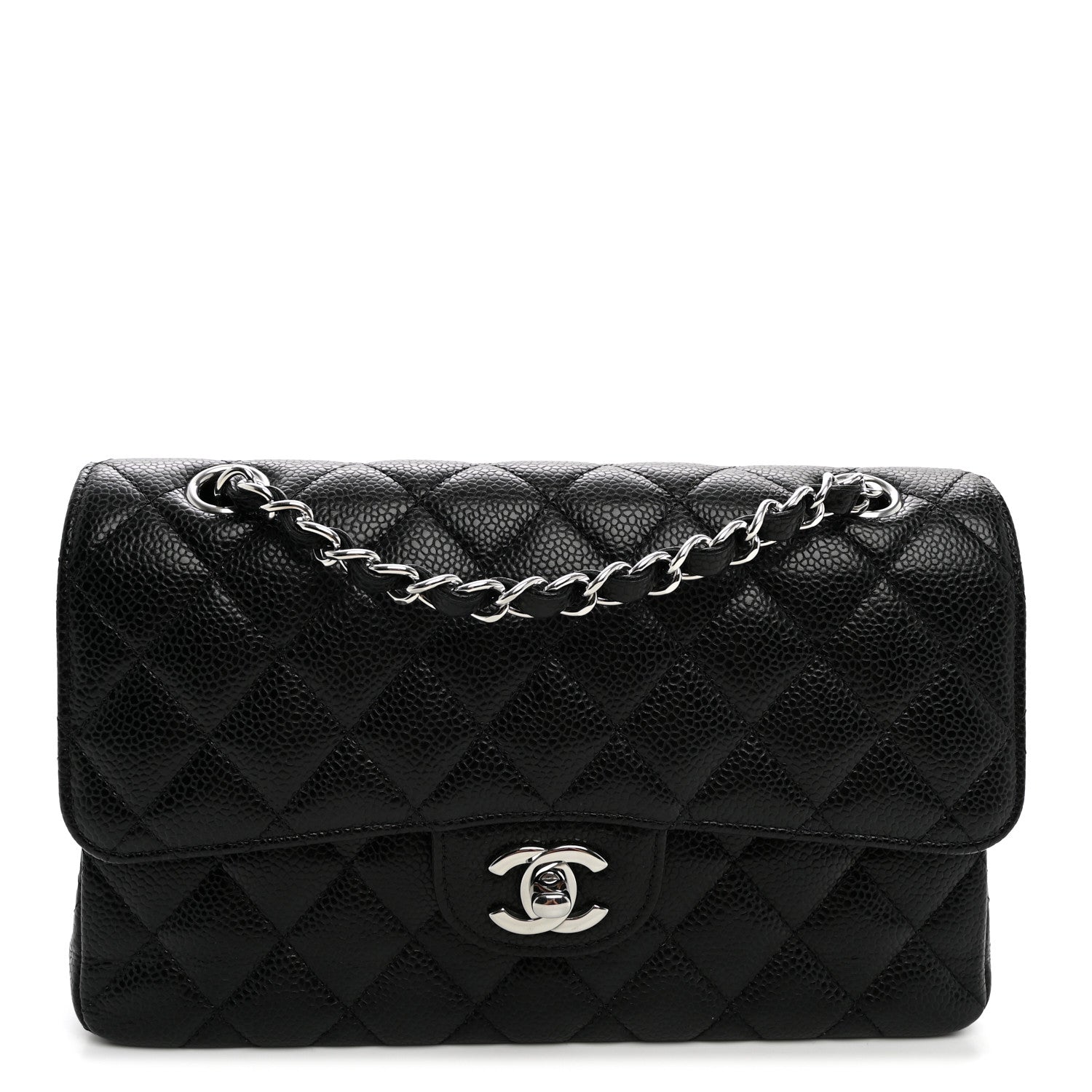 Chanel Caviar Quilted Small Double Flap Black 1 of 10
