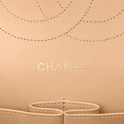 Chanel Lambskin Quilted Jumbo Double Flap Beige 6 of 21