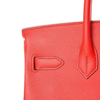 Hermes Epsom Birkin 30 Rouge De Coeur 34 of 38