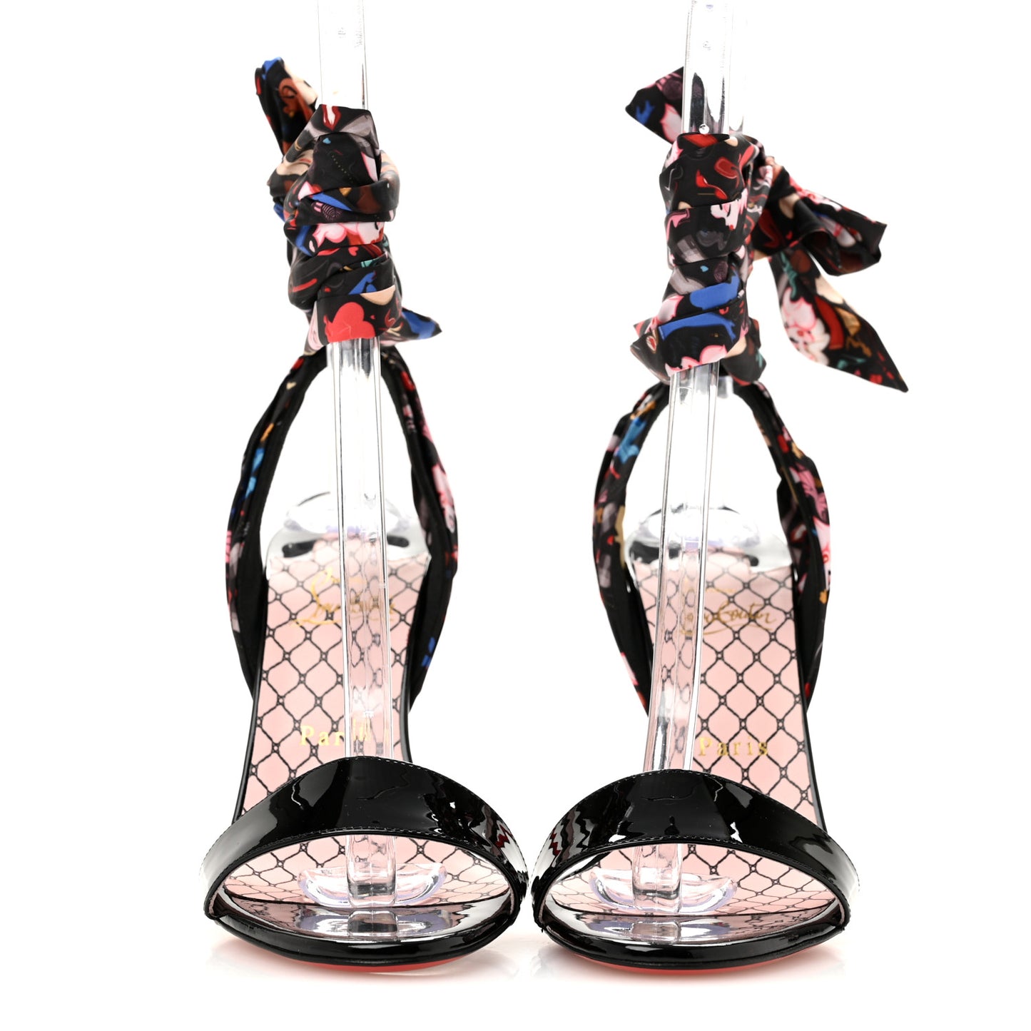 Patent Satin Fetish Du Desert 100 Sandal 39.5 Black 39.5 Black