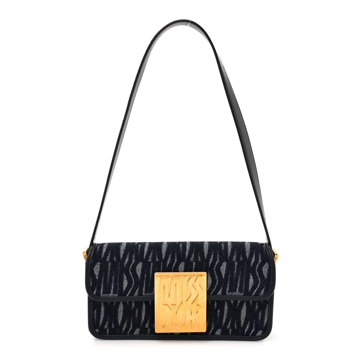 Christian Dior Denim All Over Miss Dior Flap Blue 1 of 10