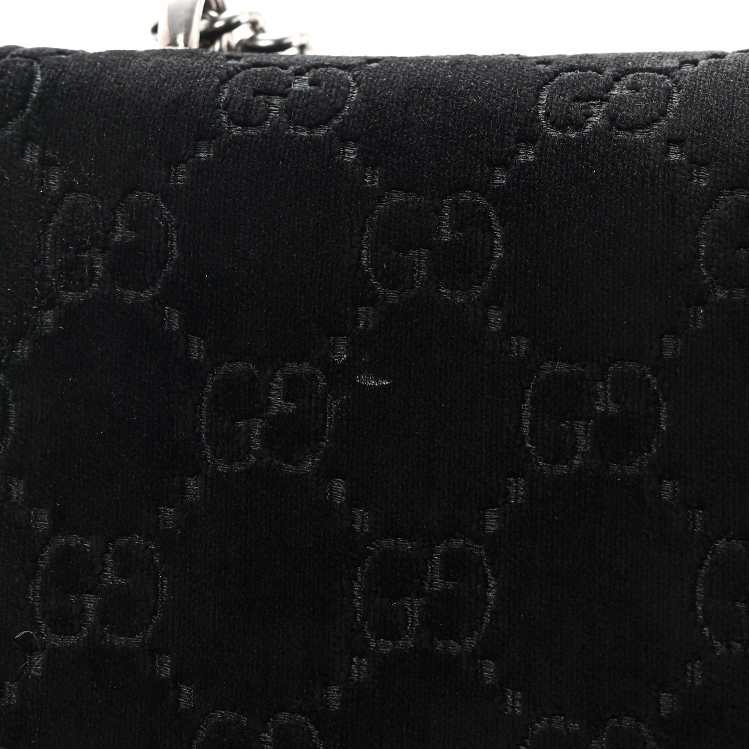 Gucci Velvet GG Monogram Small Dionysus Shoulder Bag Black 14 of 14
