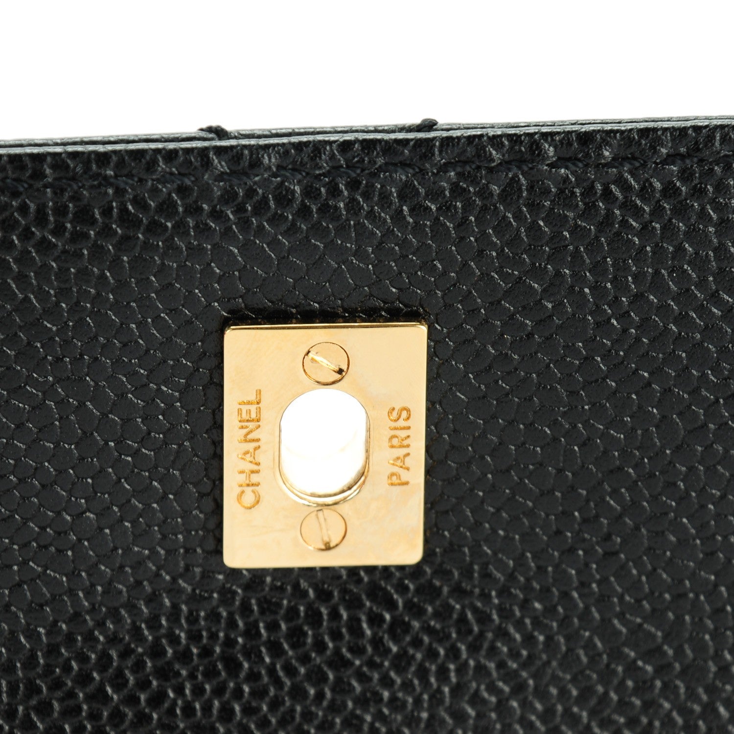 Chanel Caviar Quilted Flap Shoulder Bag Black 7 of 8