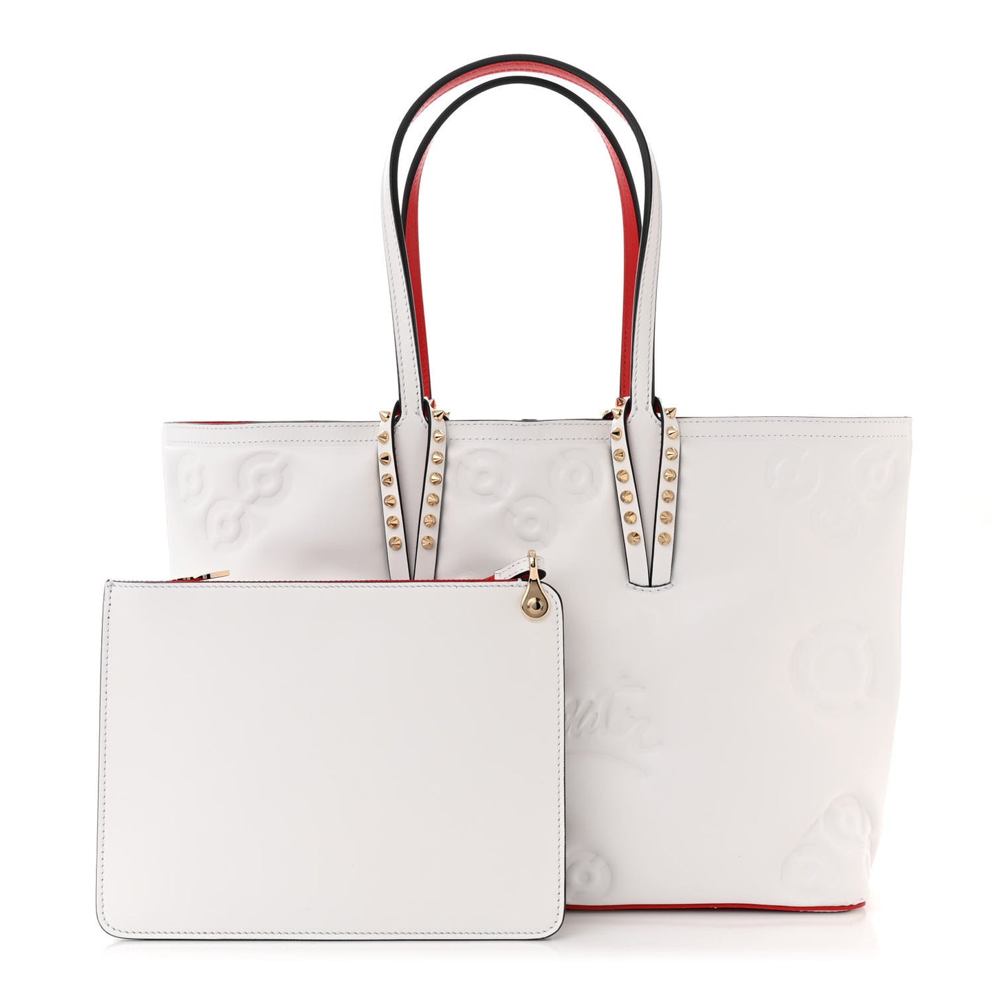 Padded Loubinthesky Cabata Tote White