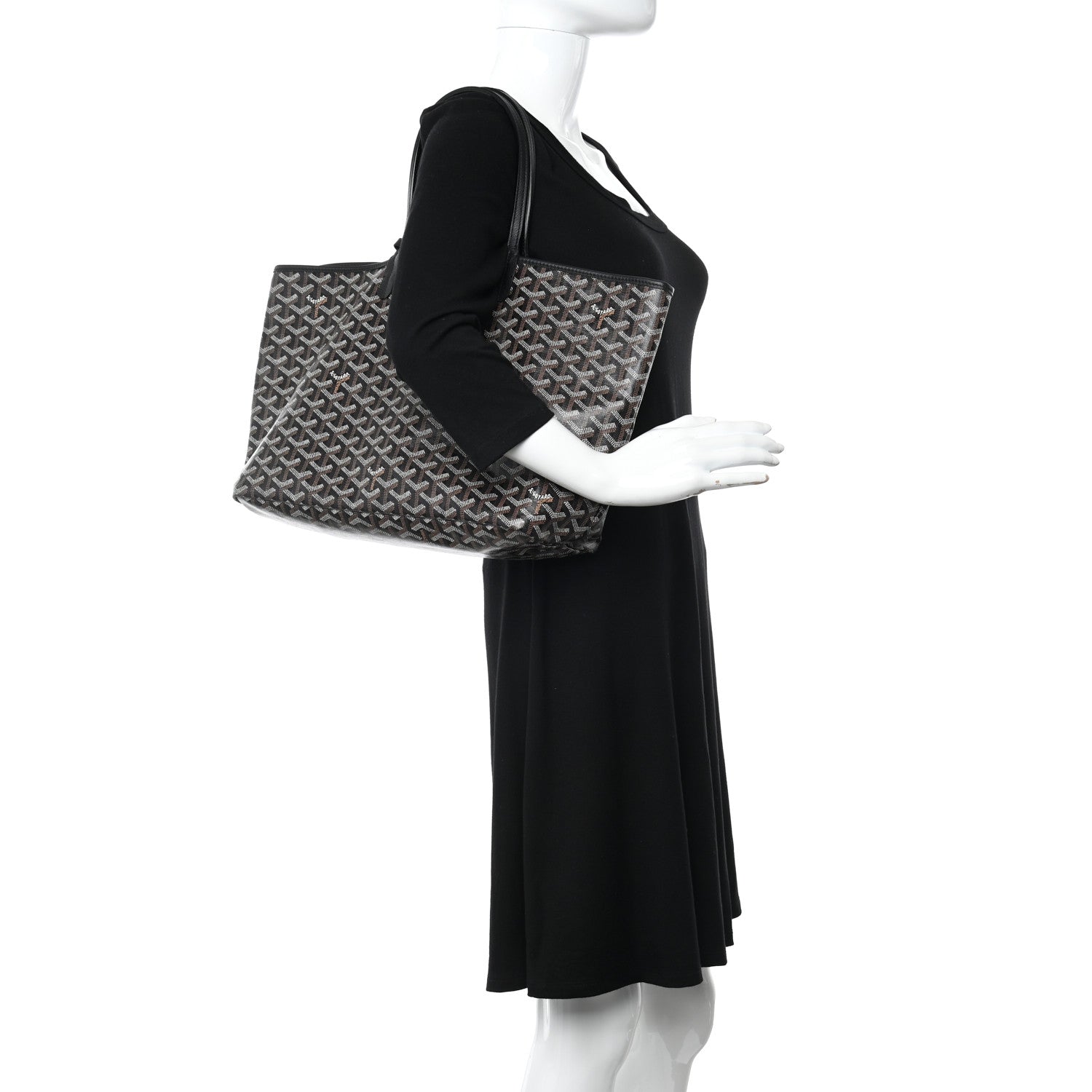 Goyard Goyardine Saint Louis PM Black 2 of 9