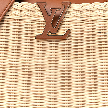 Louis Vuitton Rattan Calfskin Capucines BB Tan 7 of 10