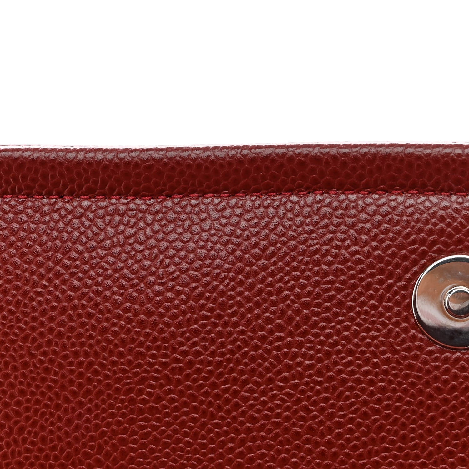 Chanel Caviar Medium Timeless CC Flap Dark Red 11 of 13