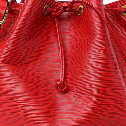 Louis Vuitton Epi Petit Noe Castillan Red 7 of 14