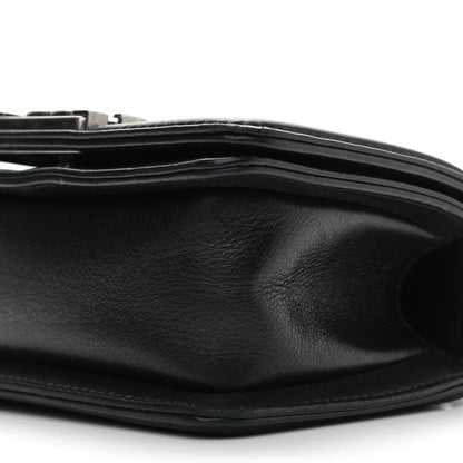 Chanel Galuchat Stingray Mini Boy Flap Black Silver 10 of 10
