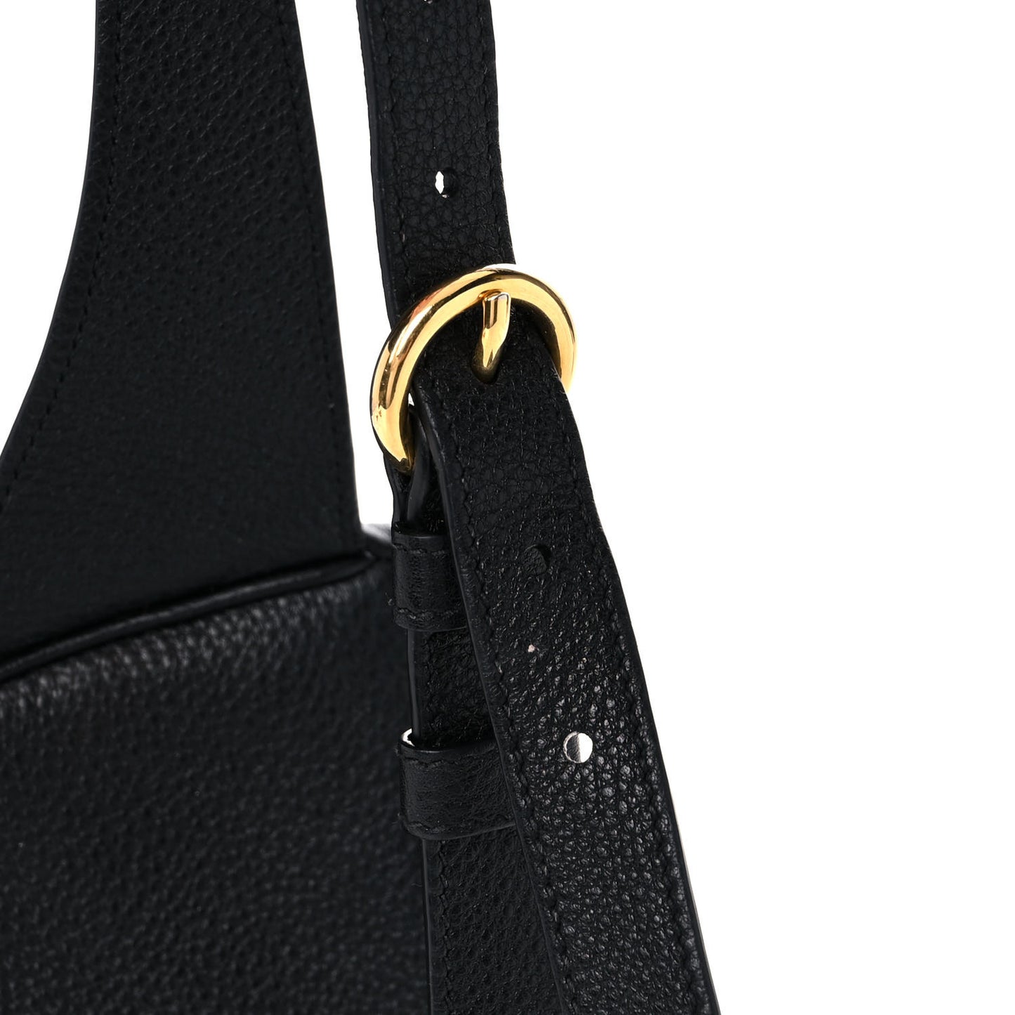 Vitello Daino Small Belt Bag Black